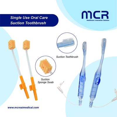 Good price Silicone Brush Head Transparent Handle Suction Toothbrush for Nursing Product online