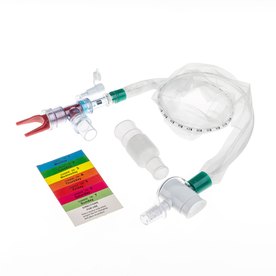 Good price ISO13485 600mm  PVC Medical Device Closed Suction Catheter Closed Suction System 16FR online