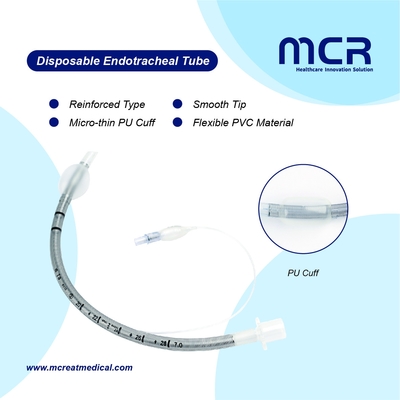 Good price EO Sterilization Reinforced Endotracheal Tube For Hospotal online