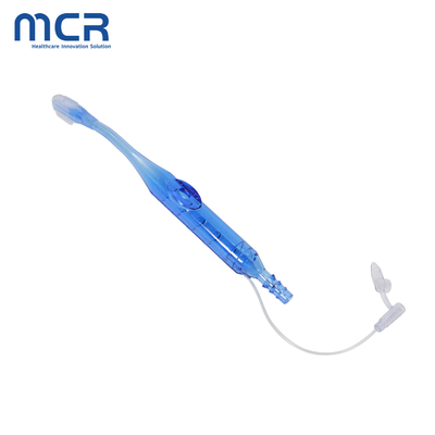 Silicone bristle Oral Suction Brush With Sailine Flushing Port 