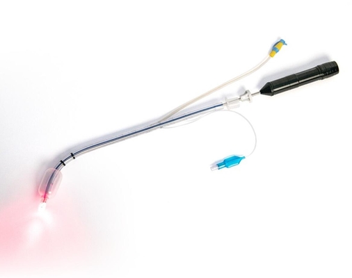 Good price Red Light Rigid Stylet Steel Video Nasopharyngoscope with Handle Usableness Medical Equipment online
